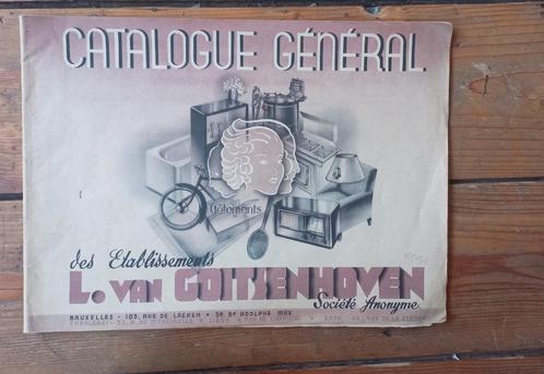 catalogue général éts L Van Goitsenhoven Bruxelles Gand 1932, Verzamelen, Merken en Reclamevoorwerpen, Ophalen of Verzenden