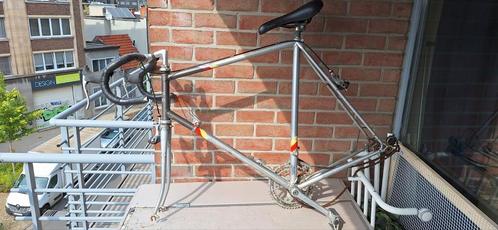 Racefiets zonder wielen, maat 63, Shimano 600 set, Fietsen en Brommers, Fietsen | Oldtimers, Ophalen