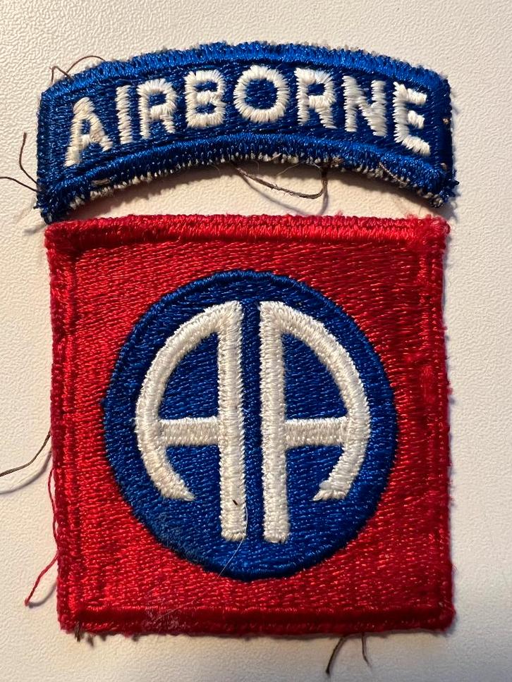 Patch de manche original WW2 82e airborne division US, Collections, Objets militaires | Seconde Guerre mondiale, Envoi
