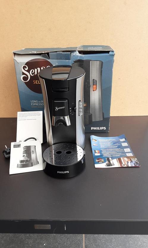 Koffiezet toestel , Philips Senseo, chroom afwerk., csa 250, Elektronische apparatuur, Koffiezetapparaten, Gebruikt, Gemalen koffie