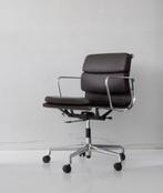Vitra eames ea 217 donkerbruin leder, Ophalen of Verzenden, Zo goed als nieuw, Bruin, Bureaustoel