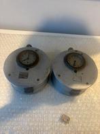 2 antieke wachtersklokken „JS MORSE MAGNETO 1910", Antiek en Kunst, Antiek | Klokken, Ophalen of Verzenden