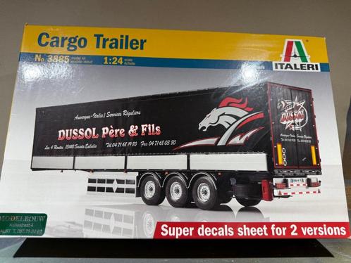 Italeri Cargo Trailer., Hobby en Vrije tijd, Modelbouw | Auto's en Voertuigen, Nieuw, Overige typen, Groter dan 1:32, Italeri