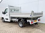 Renault Master 130pk Kipper Dubbellucht 3,5t Trekhaak AC Cru, Auto's, Bestelwagens en Lichte vracht, Gebruikt, Zwart, 4 cilinders