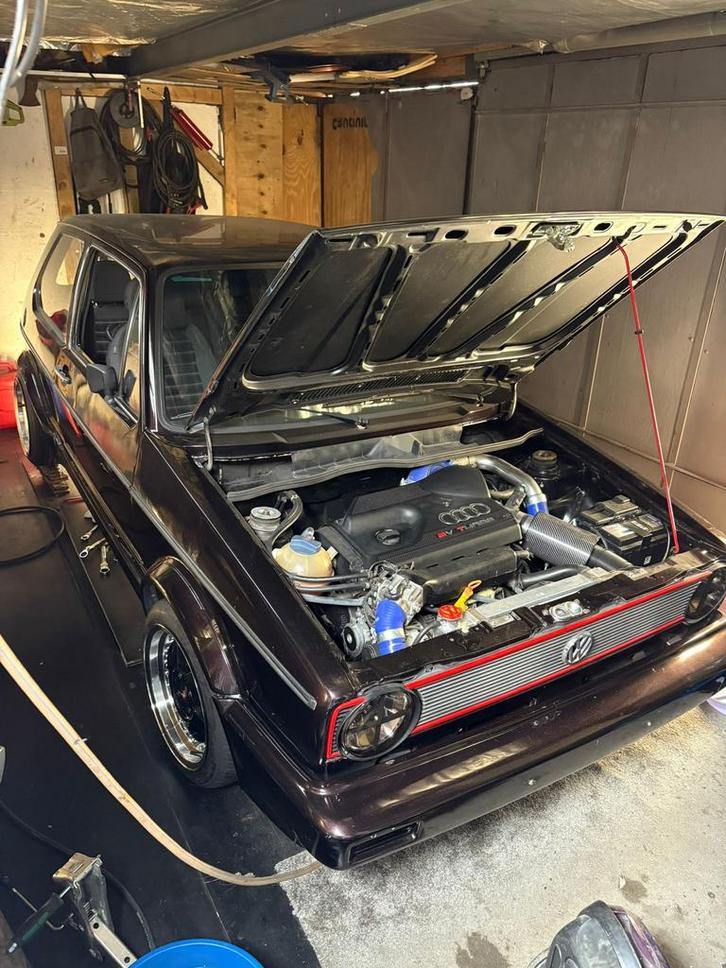 Volkswagen Golf 1.5 CL 1982 grijs 1.8 20VT motor, Auto's, Volkswagen, Particulier, Golf, Bluetooth, Lichtmetalen velgen, Metaalkleur