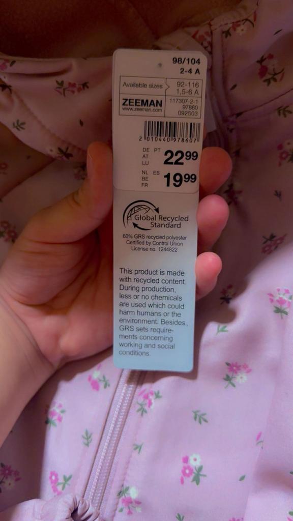 Nieuwe roze regenpak meisje 3–4 jaar (maat 98/104), Kinderen en Baby's, Kinderkleding | Maat 104, Zo goed als nieuw, Meisje, Ophalen of Verzenden