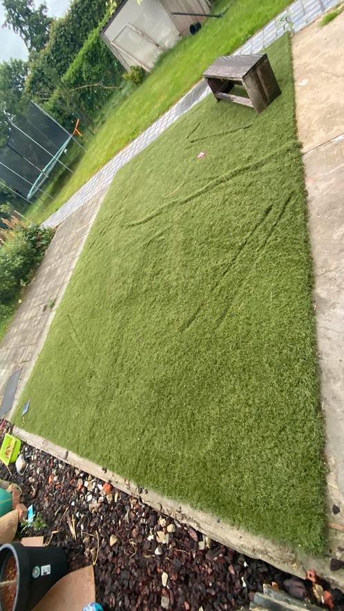 Prachtige kunstgras mat van 5,5m op 4m! Hoge kwaliteit, Tuin en Terras, Gras en Kunstgras, Zo goed als nieuw, Kunstgras, 20 m² of meer