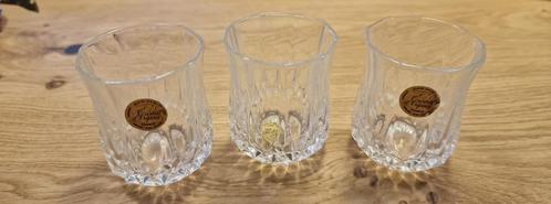 Vintage Kristallen Shotglaasjes – Cristal d'Arques France (S, Antiek en Kunst, Antiek | Glaswerk en Kristal, Ophalen of Verzenden