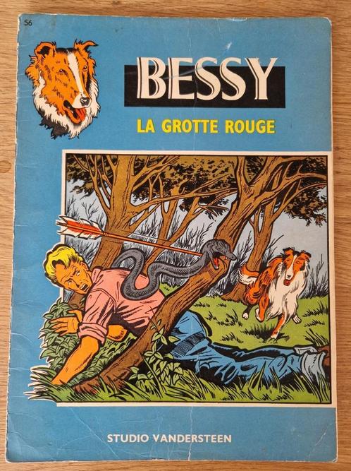 Bessy - La grotte rouge -56-1e dr(1965) Strip, Boeken, Stripverhalen, Gelezen, Eén stripboek, Ophalen of Verzenden