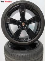 Originele Porsche Cayenne Coupe 22 inch velgen zomerbanden, Auto-onderdelen, Gebruikt, 285 mm, Banden en Velgen, Overige maten