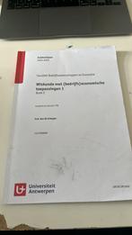 Wiskunde met (bedrijfs)economische toepassingen 1, Ophalen of Verzenden