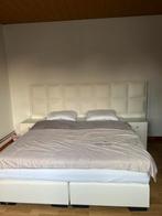 Boxspring 180x200, Huis en Inrichting, Slaapkamer | Boxsprings, Ophalen, Wit, Tweepersoons, Zo goed als nieuw