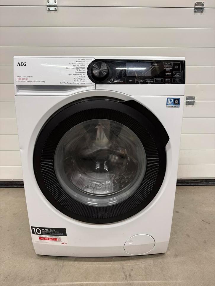 AEG LWR7586CUB DualSense UniversalDose - 8/5 kg, Elektronische apparatuur, Was-droogcombinaties, Zo goed als nieuw, 8 tot 10 kg