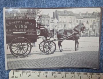 Photo Marchand de vin à cheval - Bruxelles 1900 beschikbaar voor biedingen