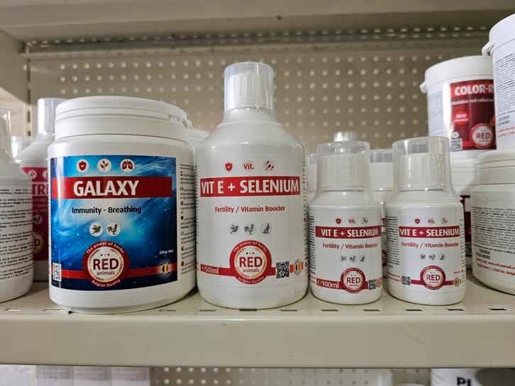Vit E + Sélénium 100ml // 500ml // Red Animals, Dieren en Toebehoren, Vogels | Hokken en Kooien, Ophalen