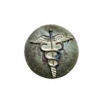 WWII US Collar Disc Medic Screwback, Verzamelen, Ophalen of Verzenden, Landmacht, Embleem of Badge