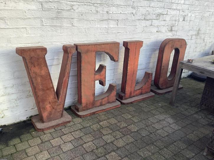 Industriële letters ! Jaren 50/60, Antiquités & Art, Antiquités | Autres Antiquités, Enlèvement