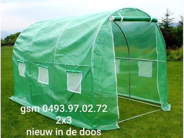 serre's 2x3m NIEUW beschikbaar voor biedingen