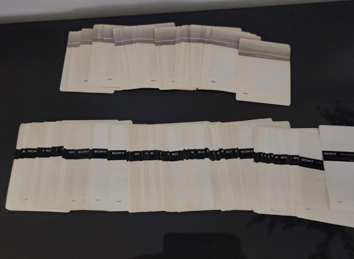 125 Sony Minidisc-labels, Audio, Tv en Foto, Walkmans, Discmans en Minidiscspelers, Ophalen of Verzenden