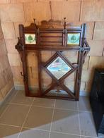 Kapstok met spiegel, Huis en Inrichting, Woonaccessoires | Kapstokken, Gebruikt, Minder dan 100 cm, Hout, Ophalen