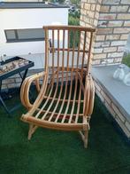 Chaise de jardin vintage en bambou. Parfait état, Jardin & Terrasse, Enlèvement, Comme neuf