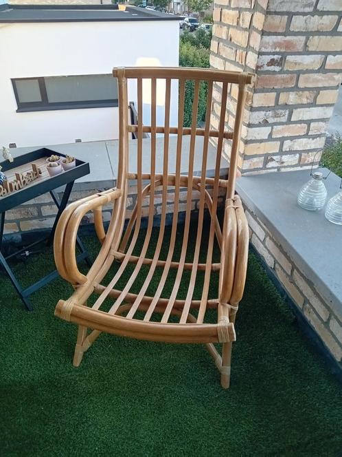 Chaise de jardin vintage en bambou. Parfait état, Jardin & Terrasse, Chaises de jardin, Comme neuf, Enlèvement