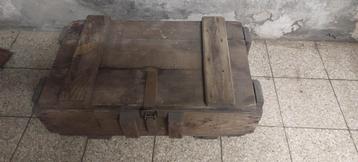 Boîte à munitions 1940 -1945, Maison & Meubles, Accessoires pour la Maison | Coffres, Teck, Moins de 50 cm, 50 à 100 cm, Enlèvement