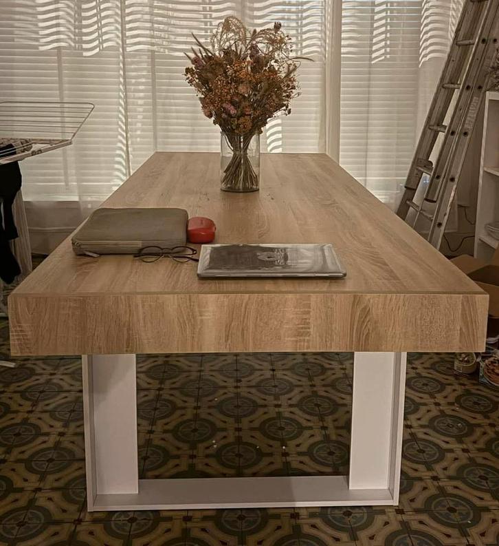 TABLE À MANGER, Maison & Meubles, Tables | Tables à manger, Neuf, 50 à 100 cm, 200 cm ou plus, Cinq personnes ou plus, Rectangulaire