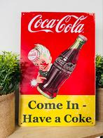 Enseigne publicitaire en métal Coca-Cola, Collections, Enlèvement ou Envoi, Panneau publicitaire, Neuf