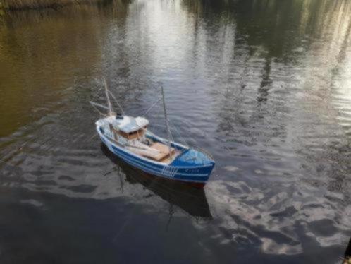 Vintage RC Houten Billingboats Progress 1 RTR, Hobby en Vrije tijd, Modelbouw | Boten en Schepen, Zo goed als nieuw, Groter dan 1:32