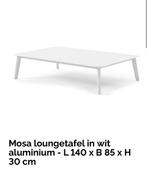 Lounge tafel wit aluminium, Ophalen, Gebruikt, Aluminium