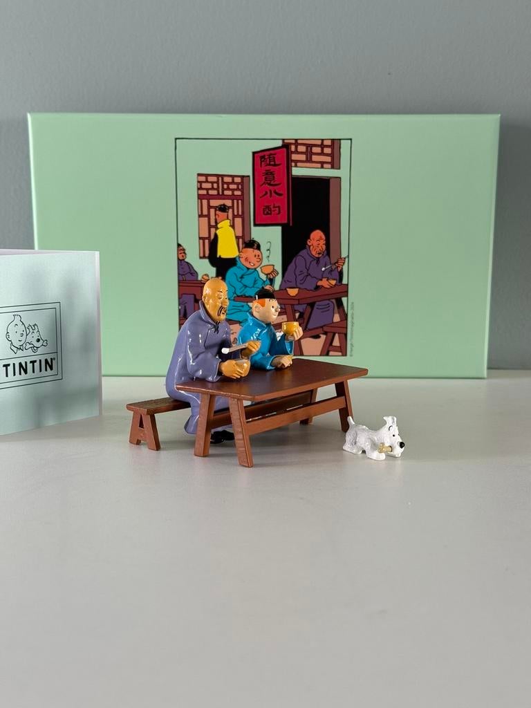 Tintin scene petit dejeuner pixi moulinsart, Verzamelen, Stripfiguren, Zo goed als nieuw, Ophalen of Verzenden