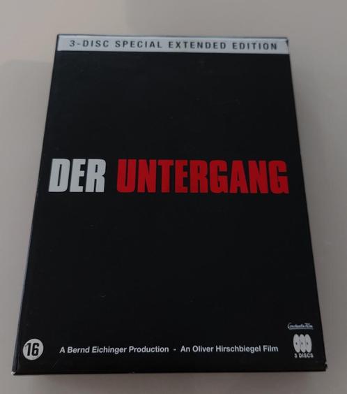 Untergang, Der 📀(3DVD) 177min /28 min extra filmspeeltijd, CD & DVD, DVD | Action, Comme neuf, Guerre, Coffret, Enlèvement ou Envoi
