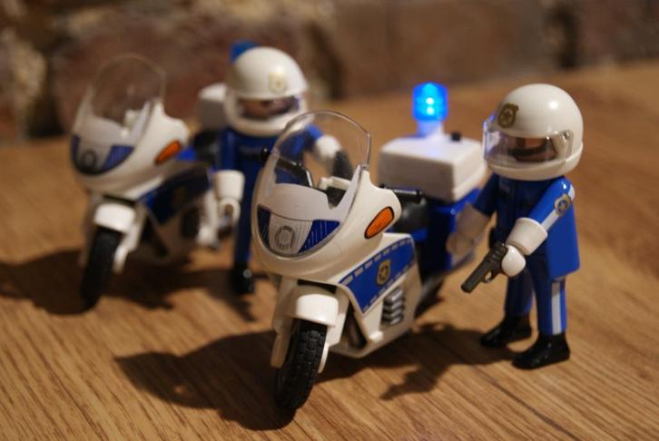 Playmobil Motoragent – Set 4262 – 2 stuks, Kinderen en Baby's, Speelgoed | Playmobil, Zo goed als nieuw, Complete set, Ophalen