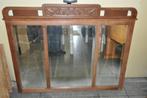 Antieke spiegel met afneembaar bovenstukje, Enlèvement, Autres formes, 100 à 150 cm, Moins de 100 cm