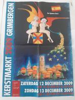 Poster affiche kerstmarkt Grimbergen 2009, Enlèvement ou Envoi, Rectangulaire vertical, A1 jusqu'à A3, Comme neuf