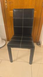 6 eetkamerstoelen zwart, Huis en Inrichting, Stoelen, Ophalen, Zo goed als nieuw, Zwart