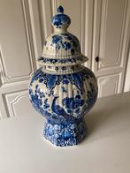 Delfts blauwe deksel vaas, Antiek en Kunst, Ophalen