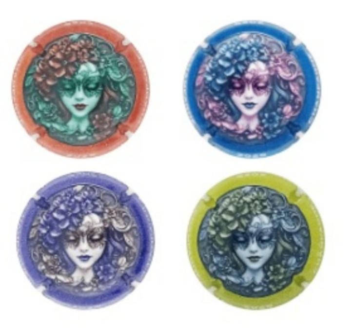 Champagne capsules - Generieken Visage Femme (G 1489), Verzamelen, Complete verzamelingen en Collecties, Verzenden