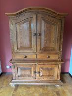 Kast,tafel en stoelen, salontafel samen of apart te koop, Ophalen, Gebruikt, Klassiek, 4 tot 6 stoelen