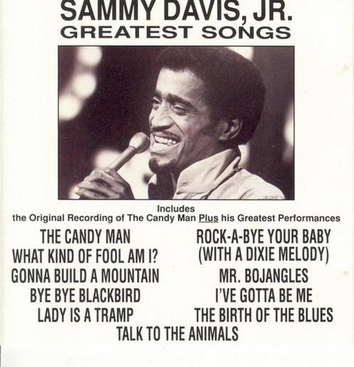 CD * SAMMY DAVIS JR. - GREATEST SONGS, CD & DVD, CD | Jazz & Blues, Comme neuf, Jazz, 1960 à 1980, Enlèvement ou Envoi