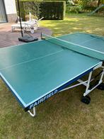 Oude pingpongtafel, Sport en Fitness, Tafeltennis, Ophalen, Gebruikt, Tafel Indoor, Inklapbaar