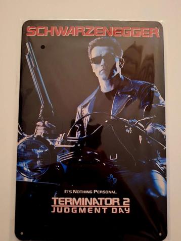 Terminator 2 schwarzenegger wandbord  beschikbaar voor biedingen