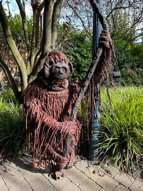 Hand gemaakte Oerang Oetang, Antiek en Kunst, Kunst | Beelden en Houtsnijwerken, Ophalen