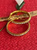 Goudkurige oorbellen, Ophalen of Verzenden, Zo goed als nieuw