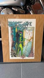 Kader in glas, Antiek en Kunst, Ophalen