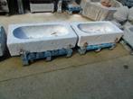 Belgische blauwstenen tanks of troggen, zie foto's, Tuin en Terras, Ophalen, Tuin, Steen, Gebruikt