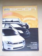 Autobrochure Scion (niche-automerk Toyota), Boeken, Auto's | Folders en Tijdschriften, Ophalen of Verzenden, Zo goed als nieuw