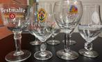 Bierglazen - 7 stuks, Verzamelen, Ophalen, Zo goed als nieuw, Bierglas