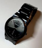 Rodania ceramic 25090 sapphire crystal, Handtassen en Accessoires, Horloges | Heren, Staal, Staal, Polshorloge, Zo goed als nieuw